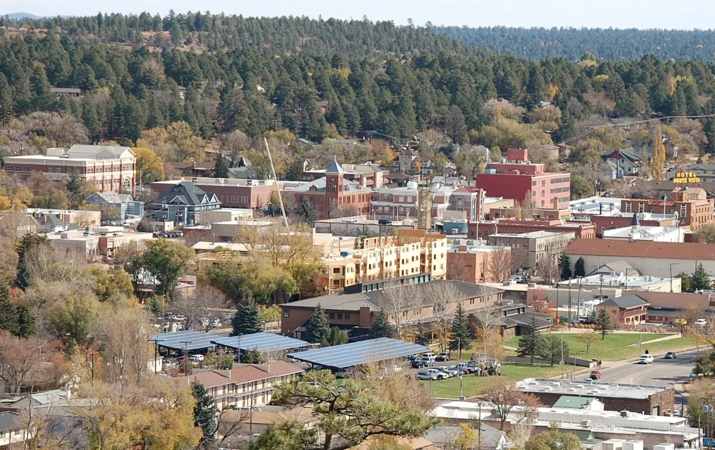 Distant view from the west