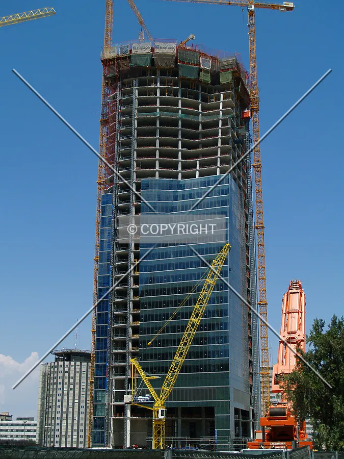 A view from Paseo de la Castellana