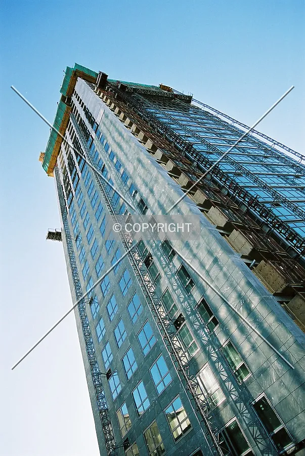 View to the top at sunshine