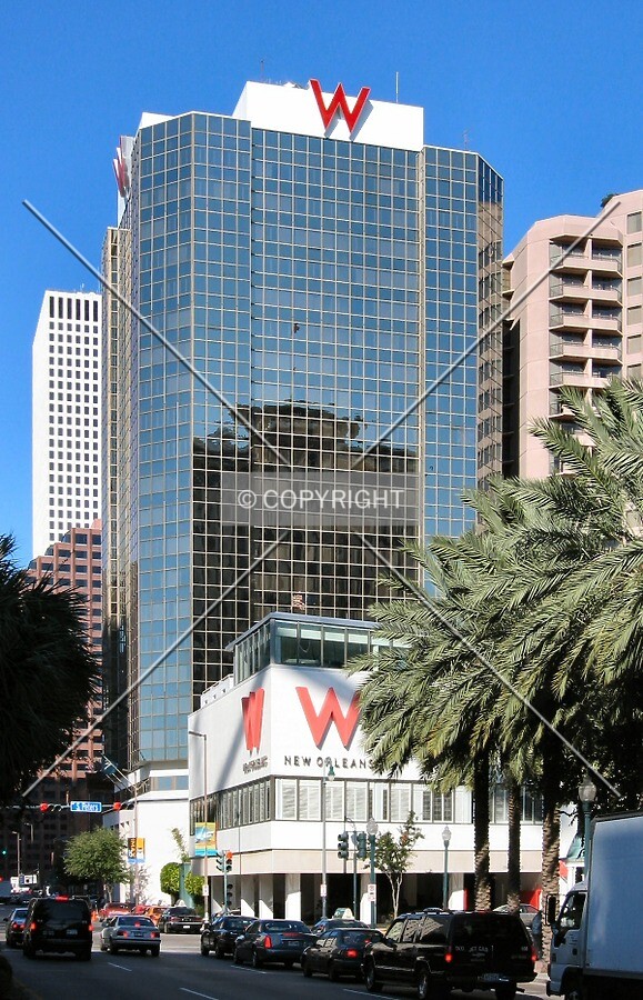 View to the west along Poydras Street