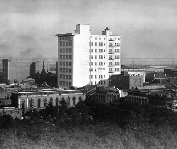 Vintage 1909 view from the west