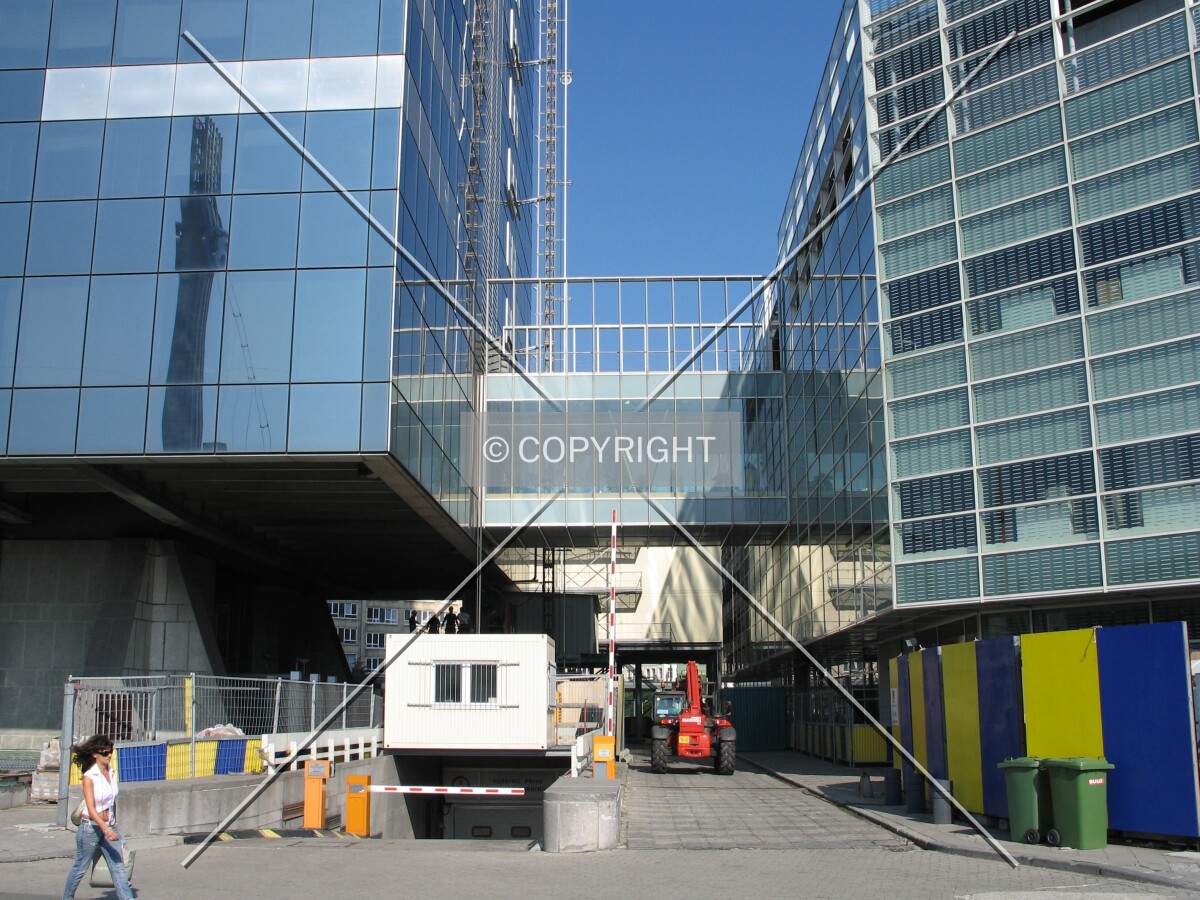 Parking entrance