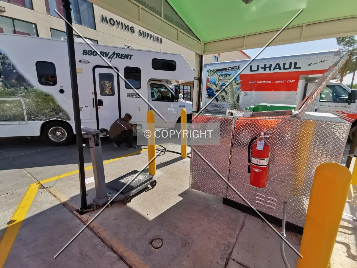 Propane fuel station