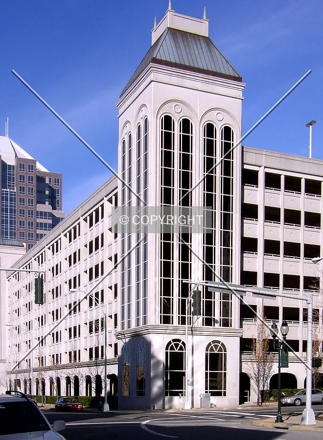 Looking northeast from Greene Street