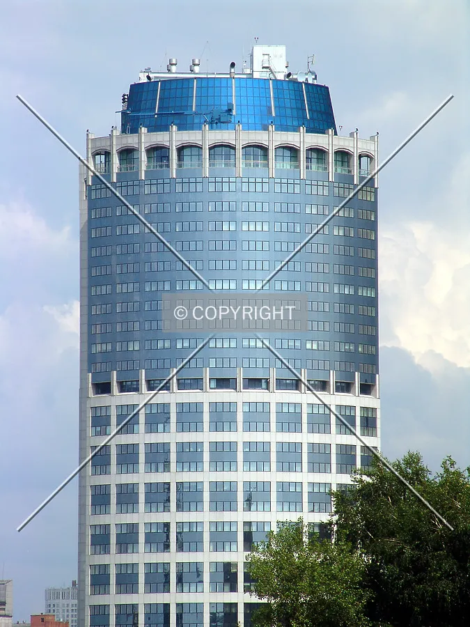 The upper floors as seen from the southwest