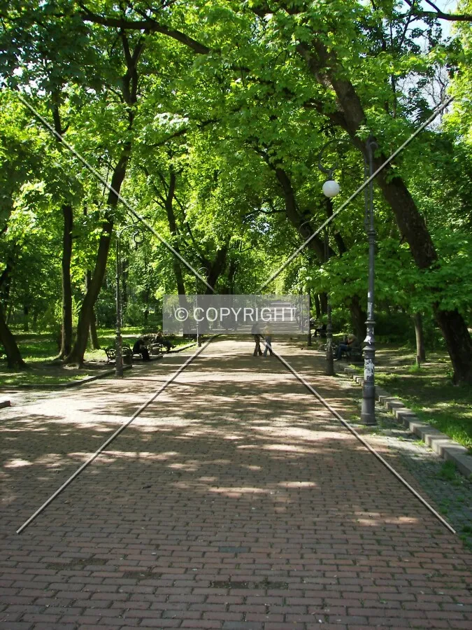 Looking along Park of Kostiushko