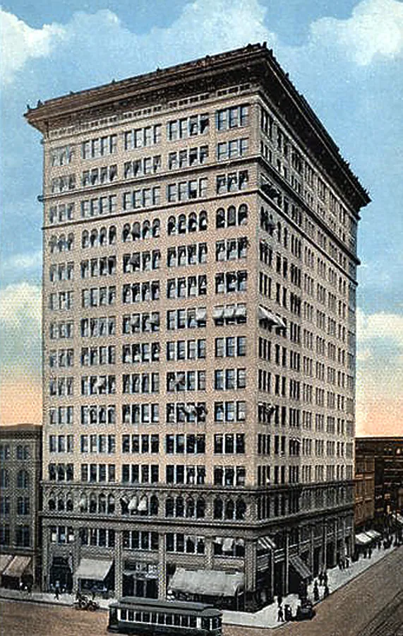 Vintage view from the southwest