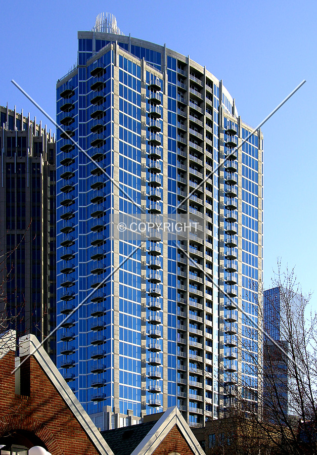 From North Poplar Street to the north