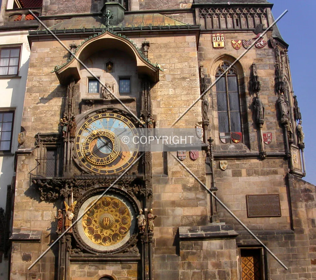 The clock of the tower