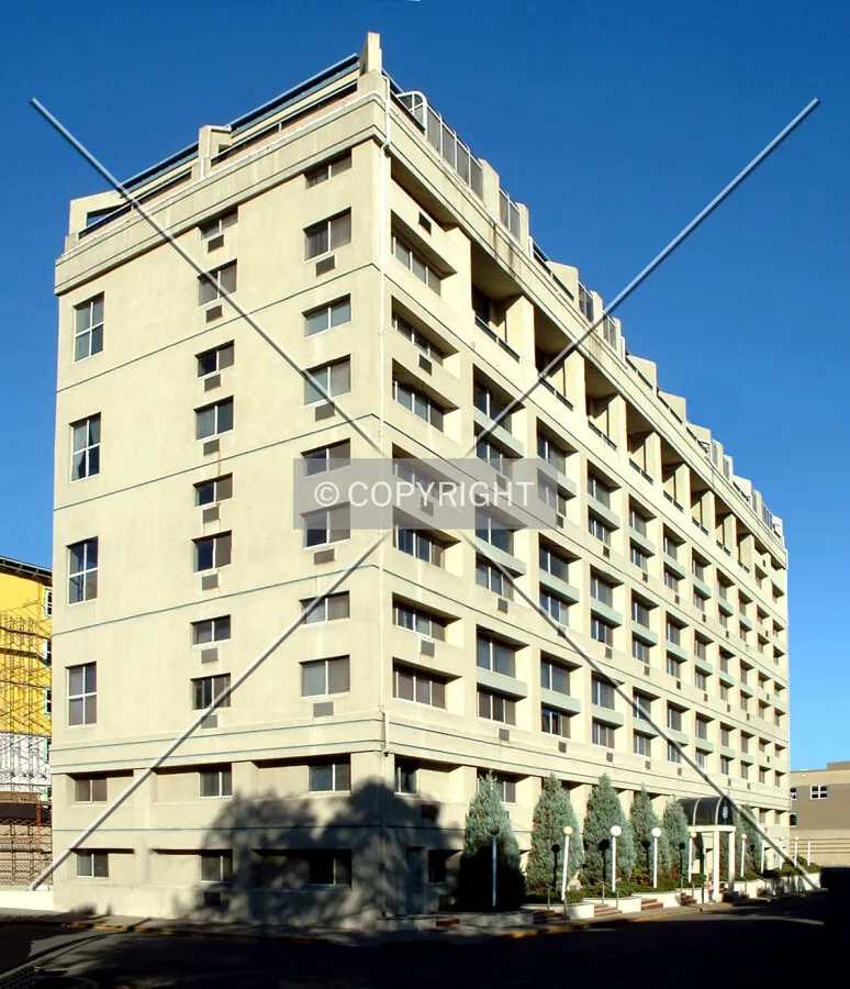 View from the west across Fayette Street