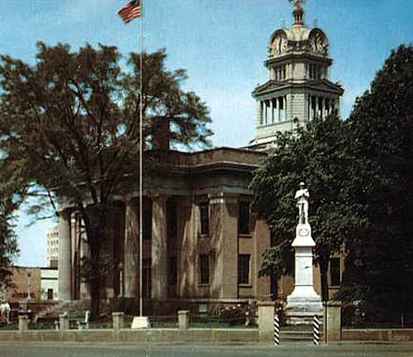 View from the east