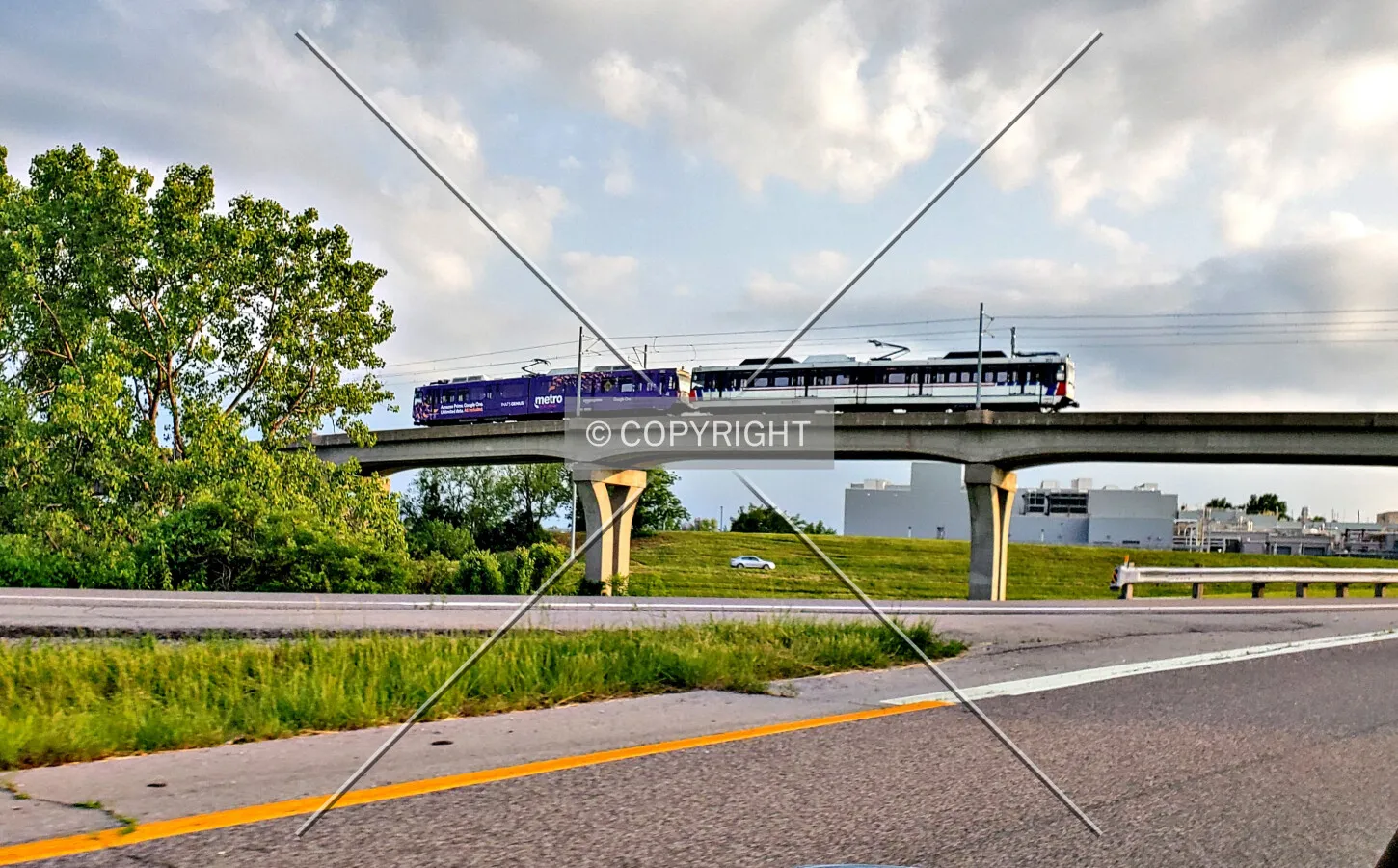 View from the north; May 23, 2019