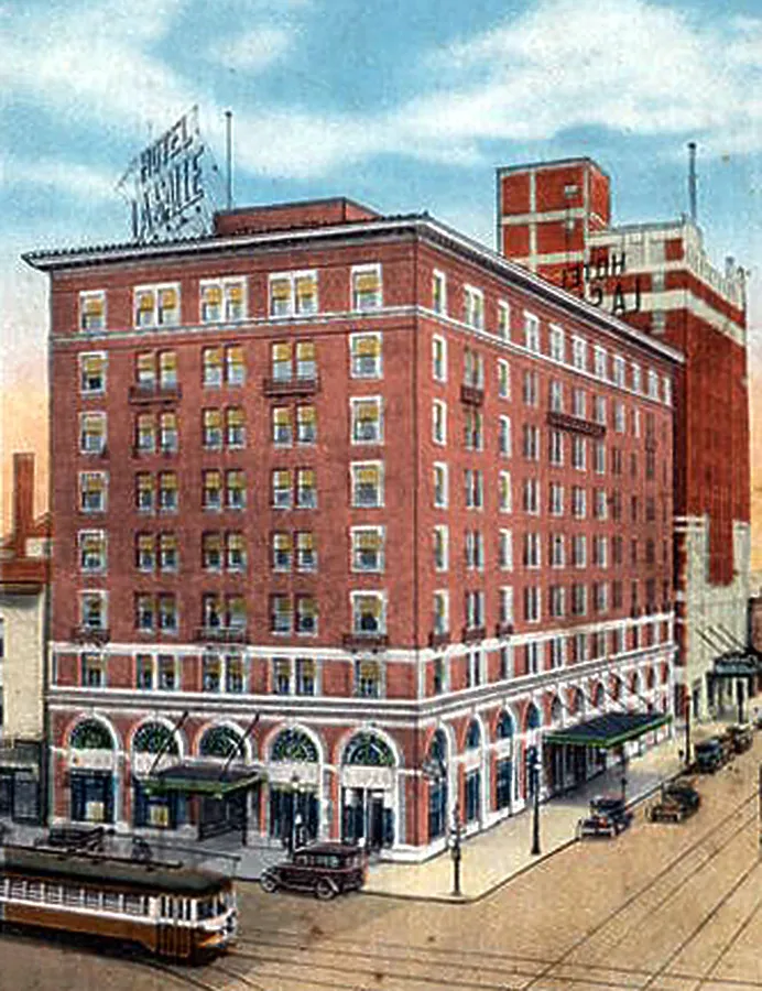 Vintage view from the northeast