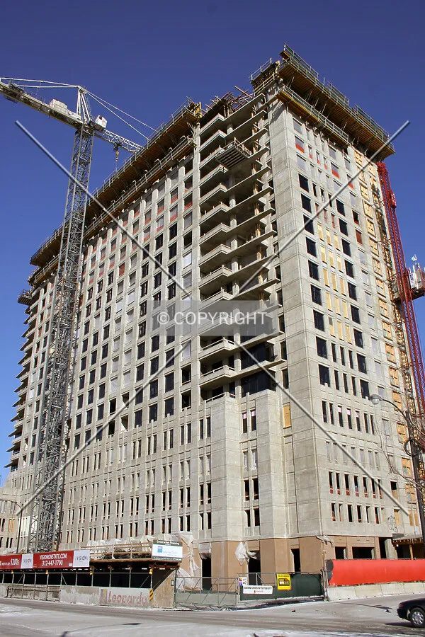 Looking up from the southwest