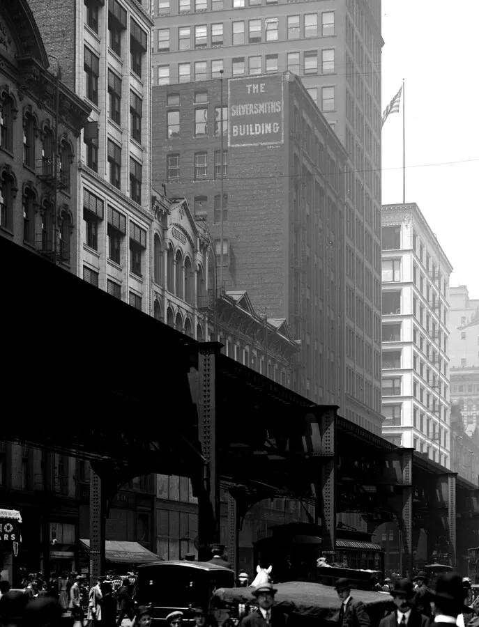 Vintage view from the southeast