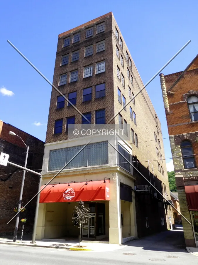 From the west across Clinton Street