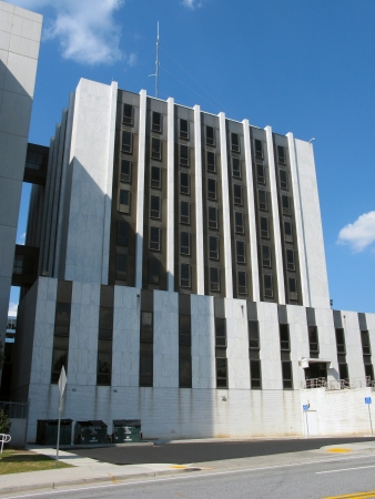 Looking up from Trinity Place