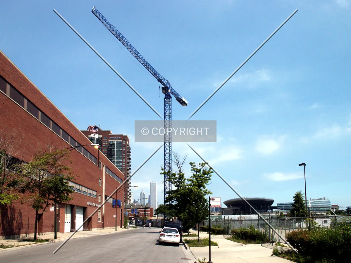 Looking north on Calumet Avenue