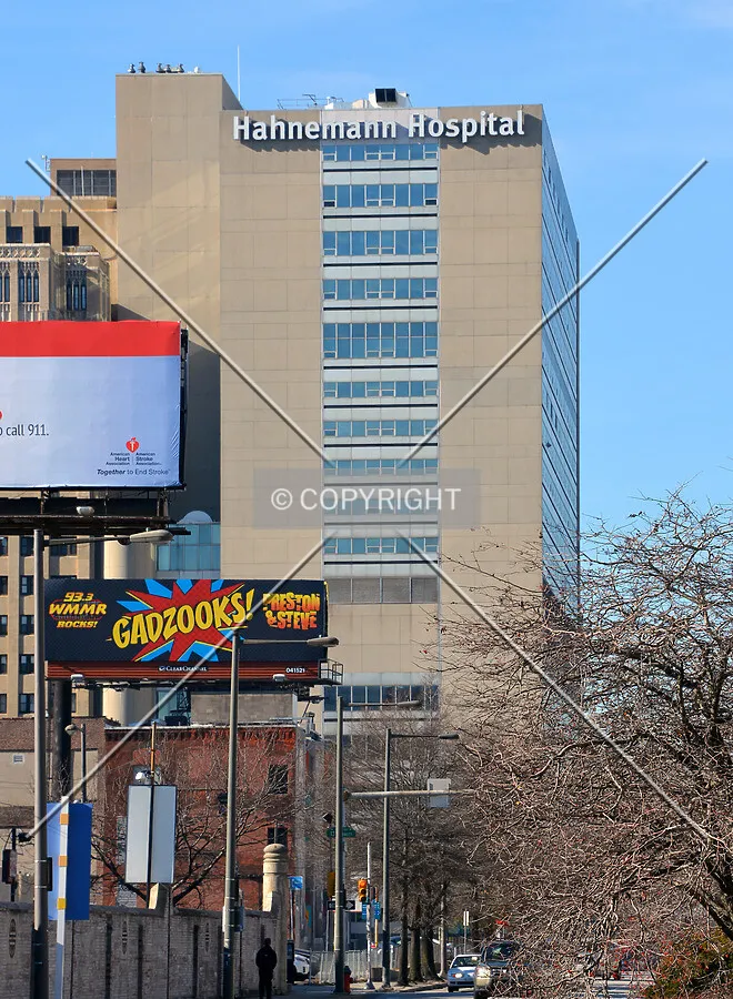 View from the east along Vine Street