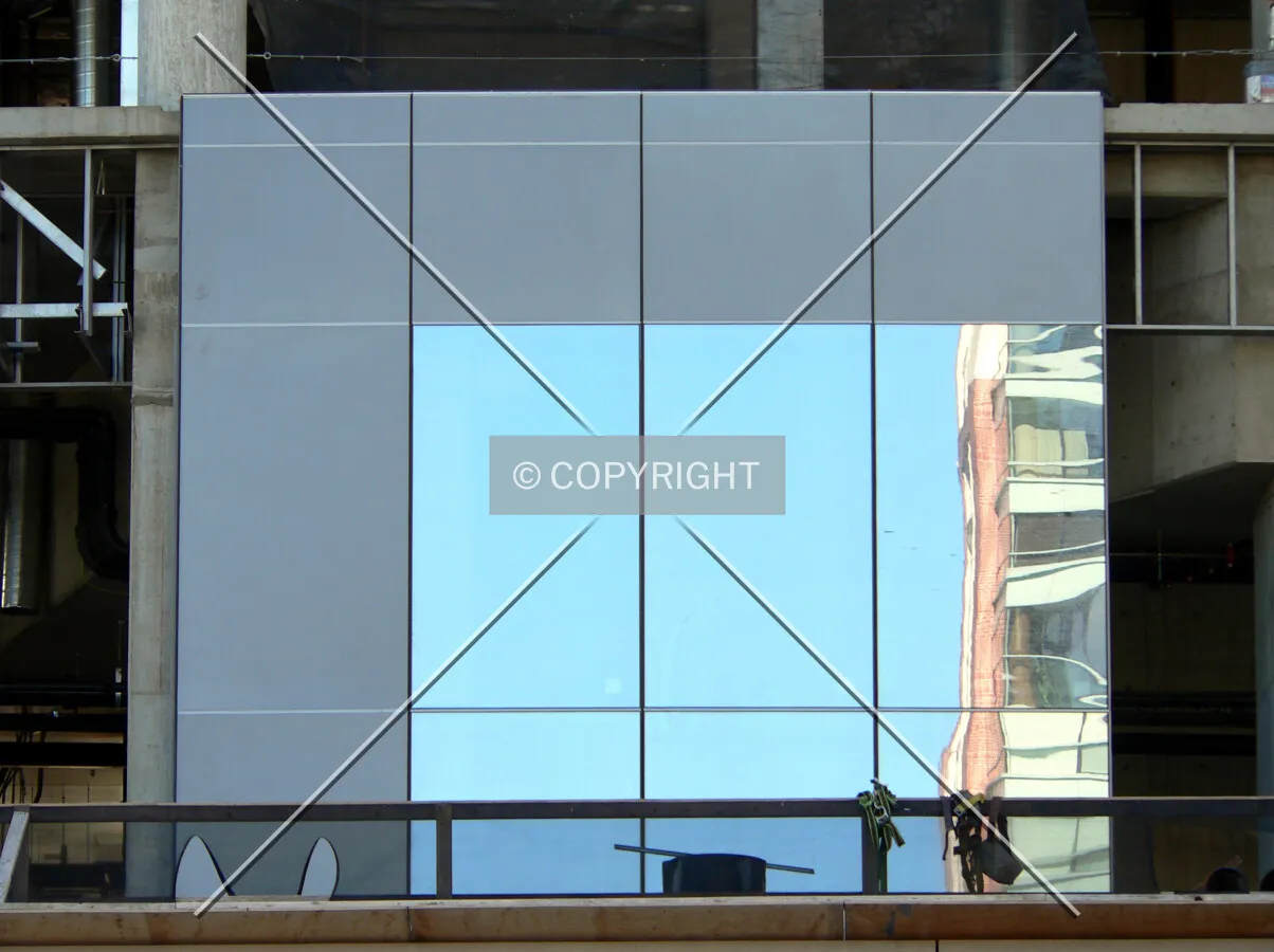 Windows being installed on the main level
