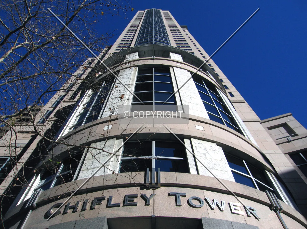 Looking up from Bent Street