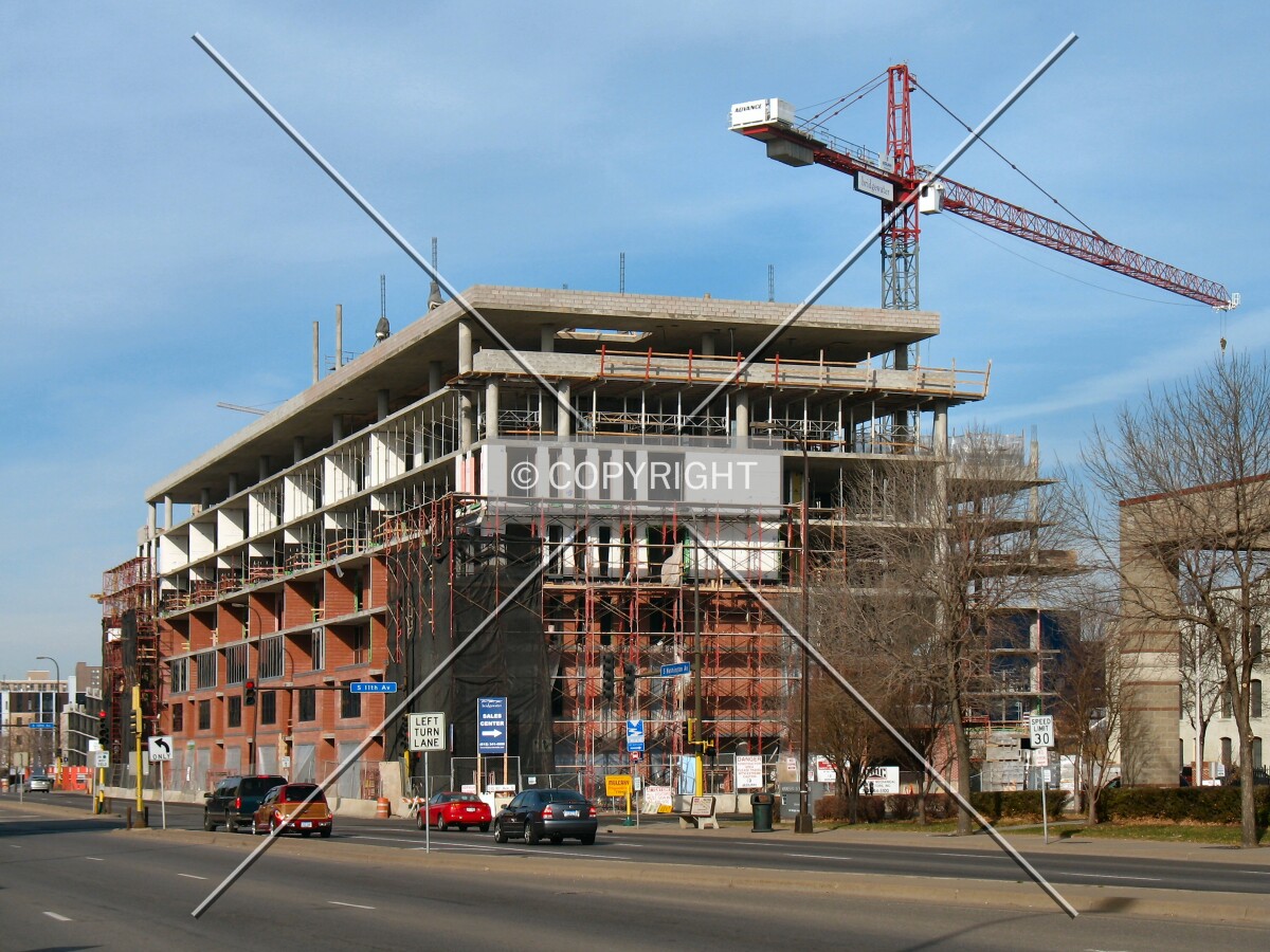View to the west across Washington Avenue South