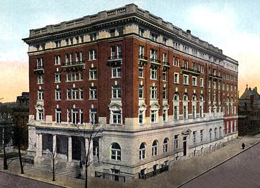Vintage view from the southeast