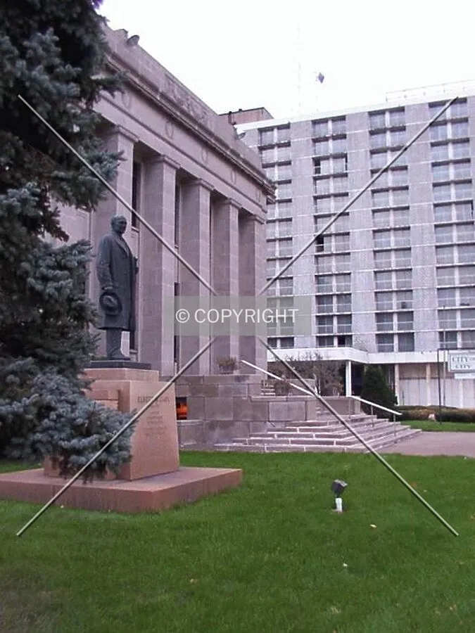 By City Hall & Gary statue