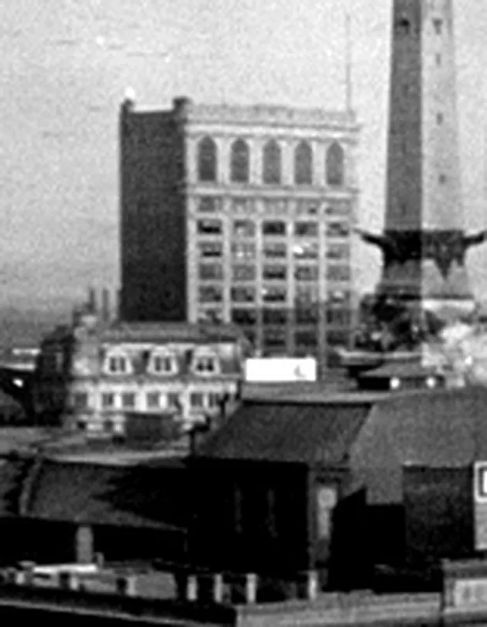 Vintage view from the northwest