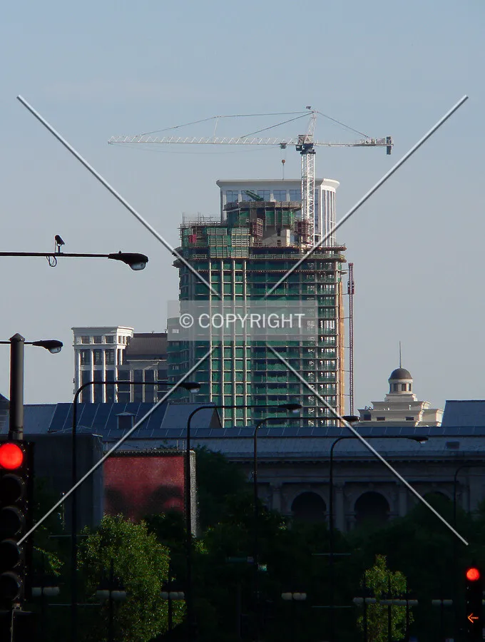 View from Lake Street and Michigan Avenue