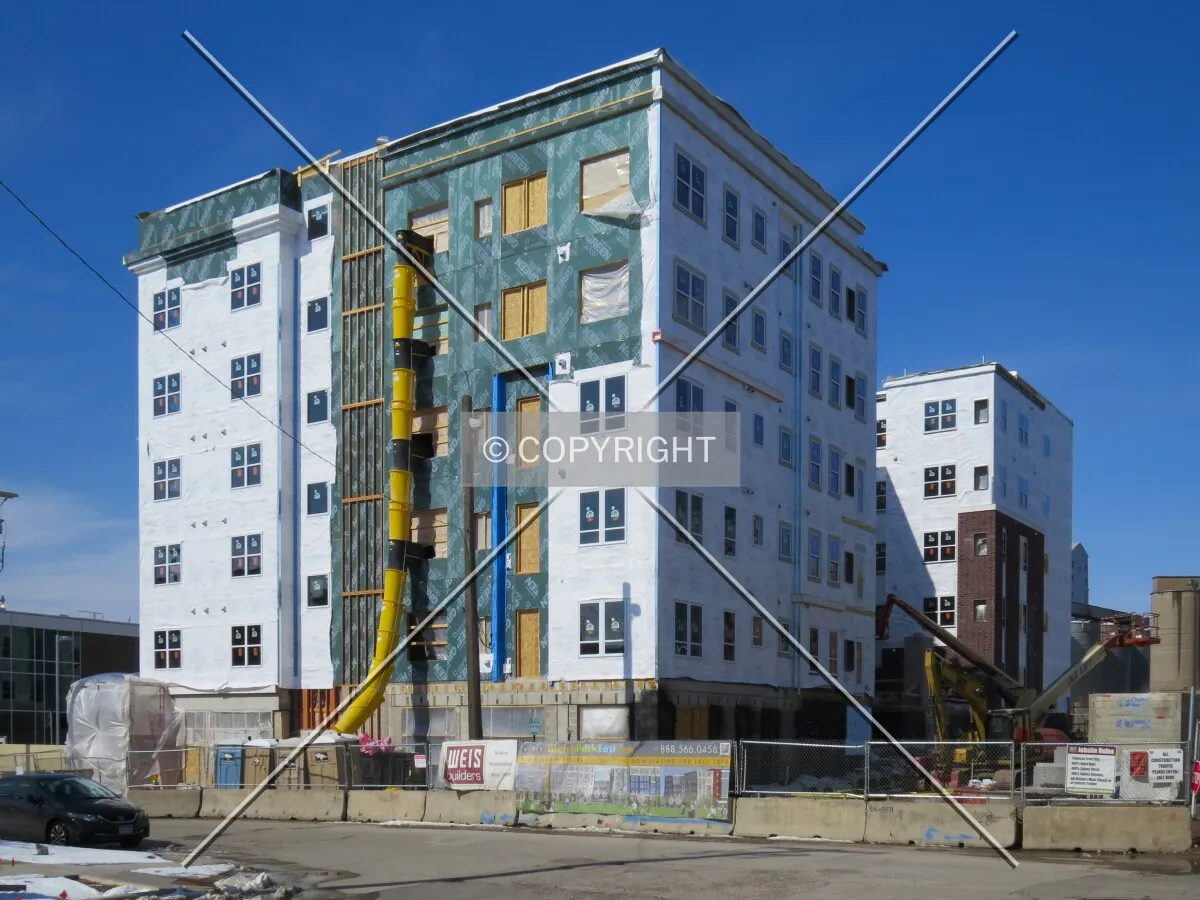 View to the northwest from 27th Avenue SE