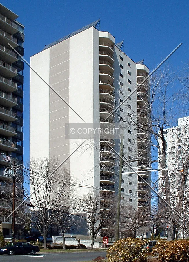 View from the southeast across Prospect Avenue