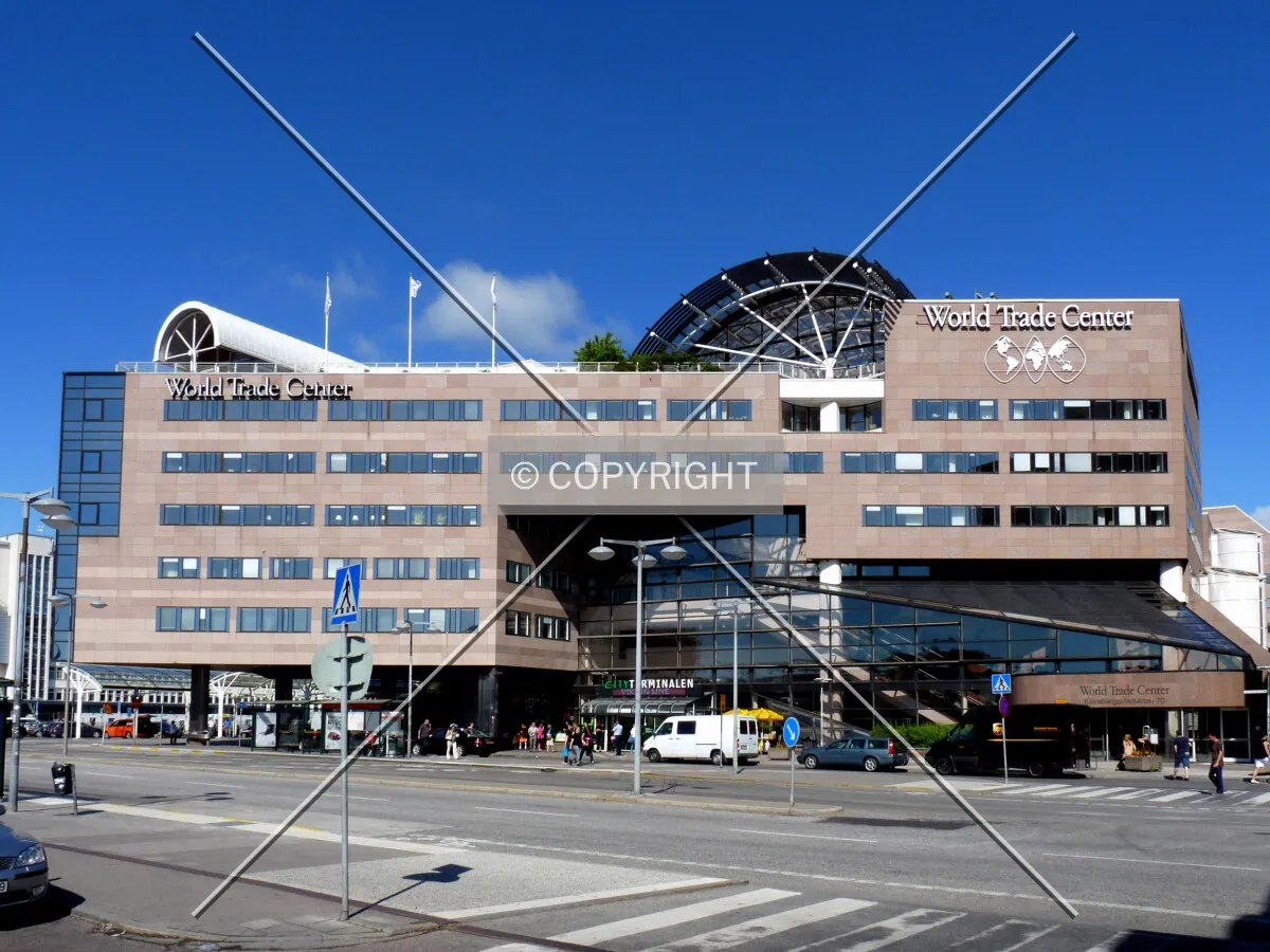 View from across Klarabergsviadukten