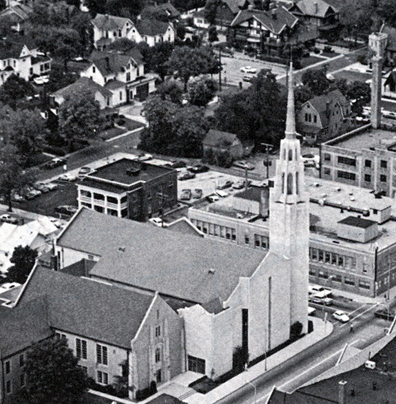 View from the southeast