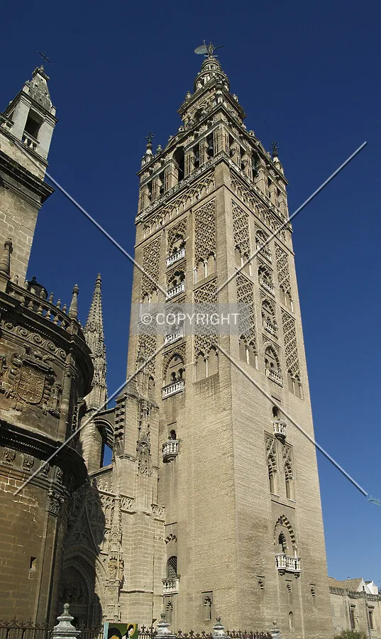 Looking up from the east