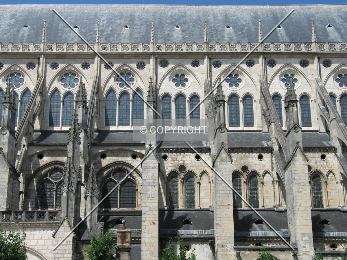 Detail of the south side of the nave