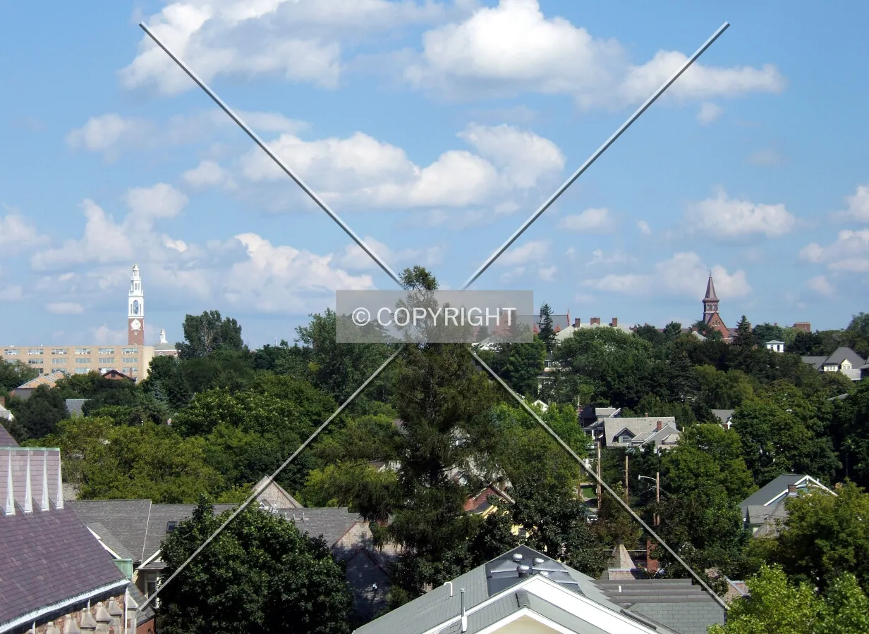 View from the west