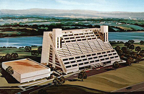 Vintage view from the north