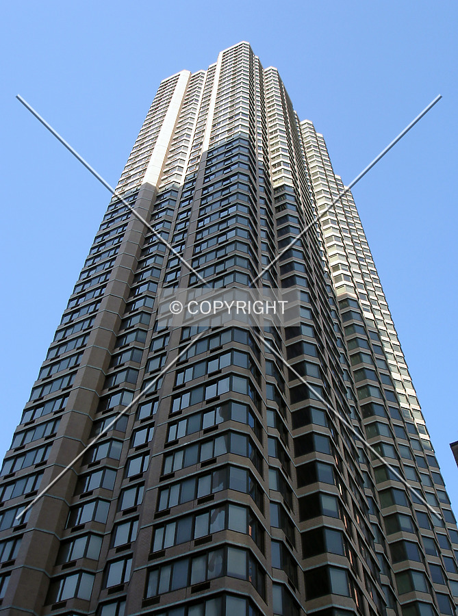 Looking up from the south