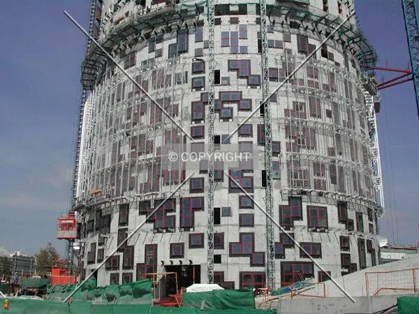 View of the tower's base