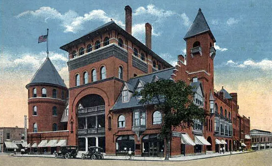 Vintage view from the southeast