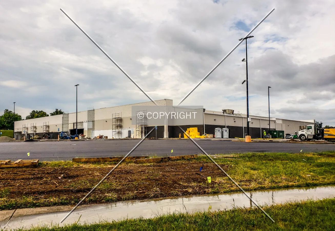 From the north during renovation, Friday, September 18, 2018