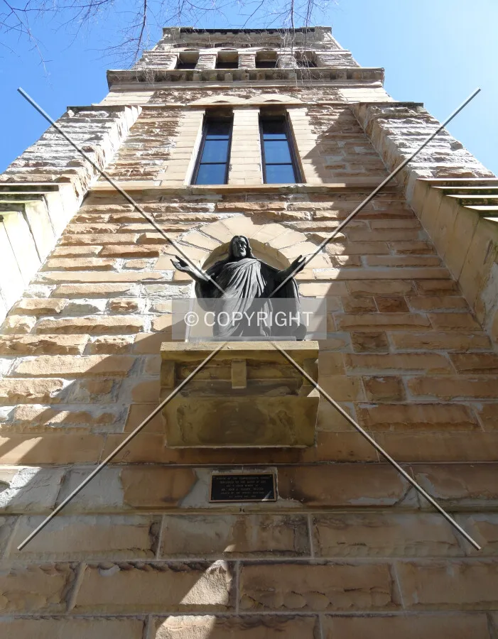 Looking up the bell tower