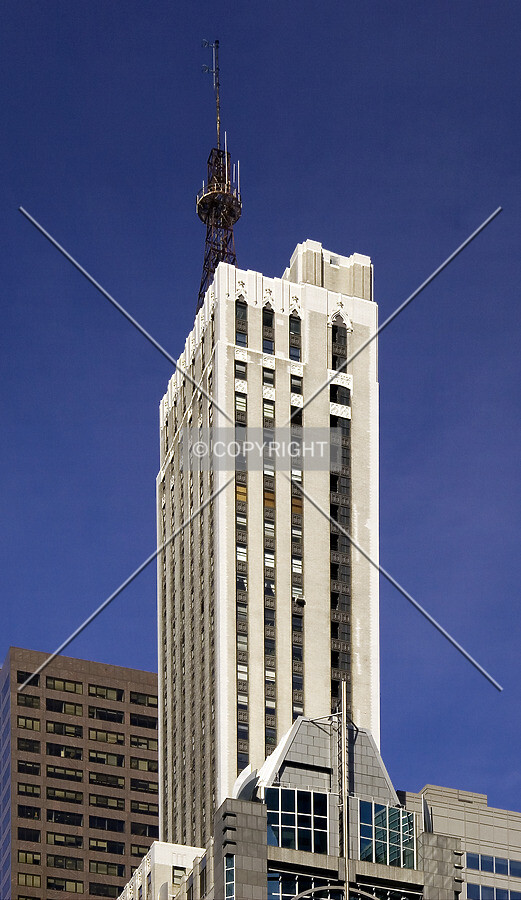 Upper part of the tower