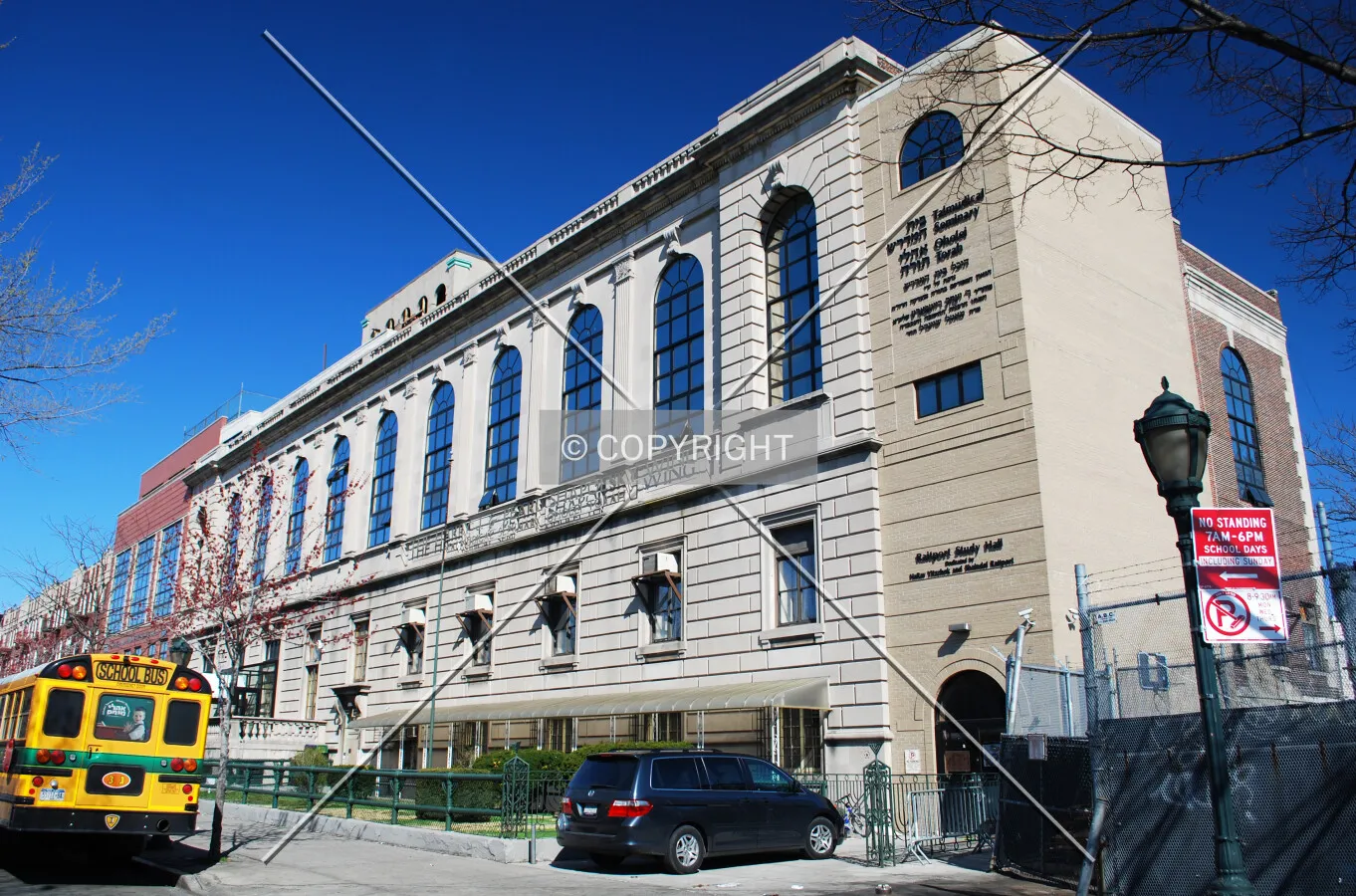 View from the east