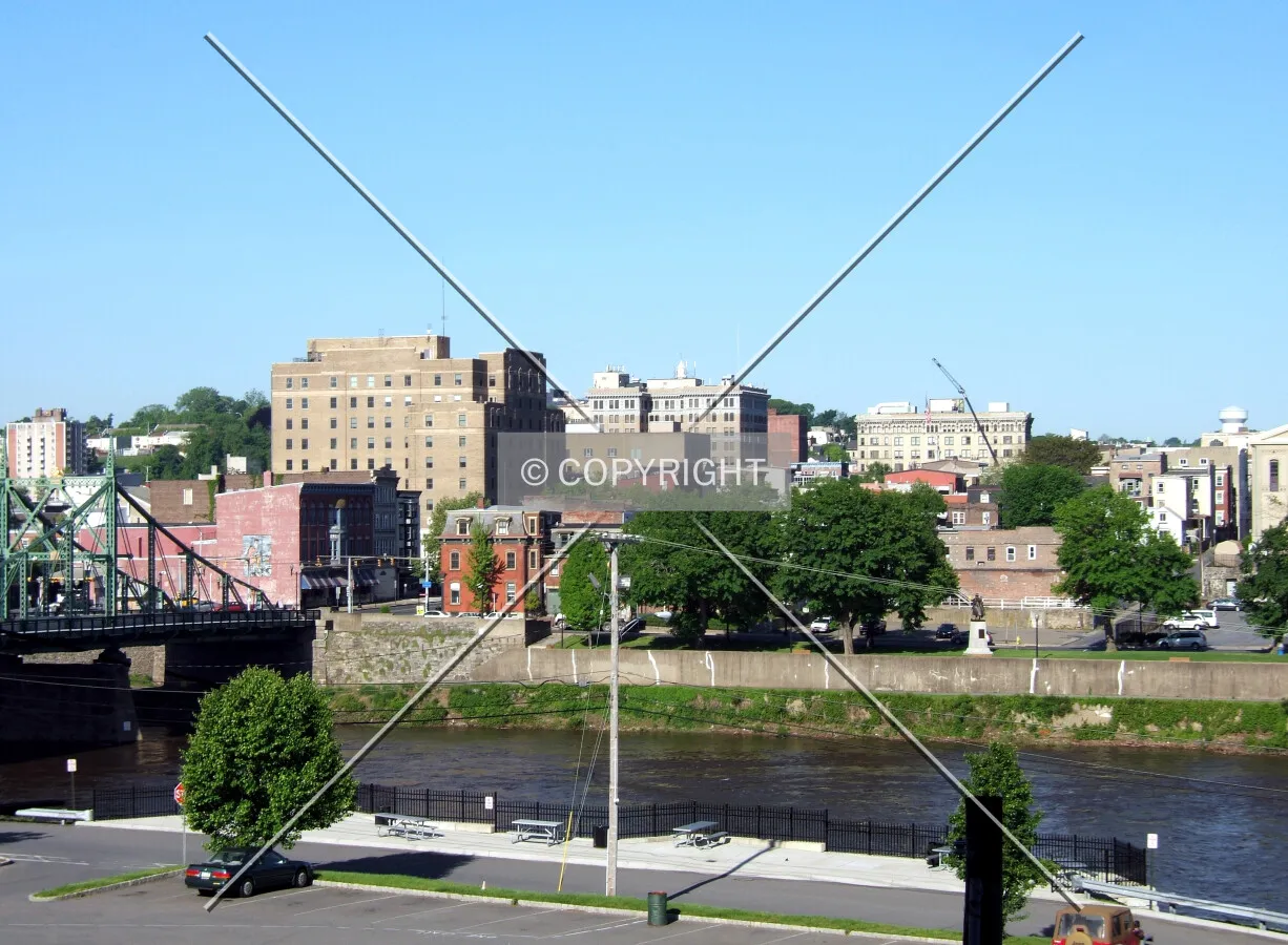 Downtown from the northeast