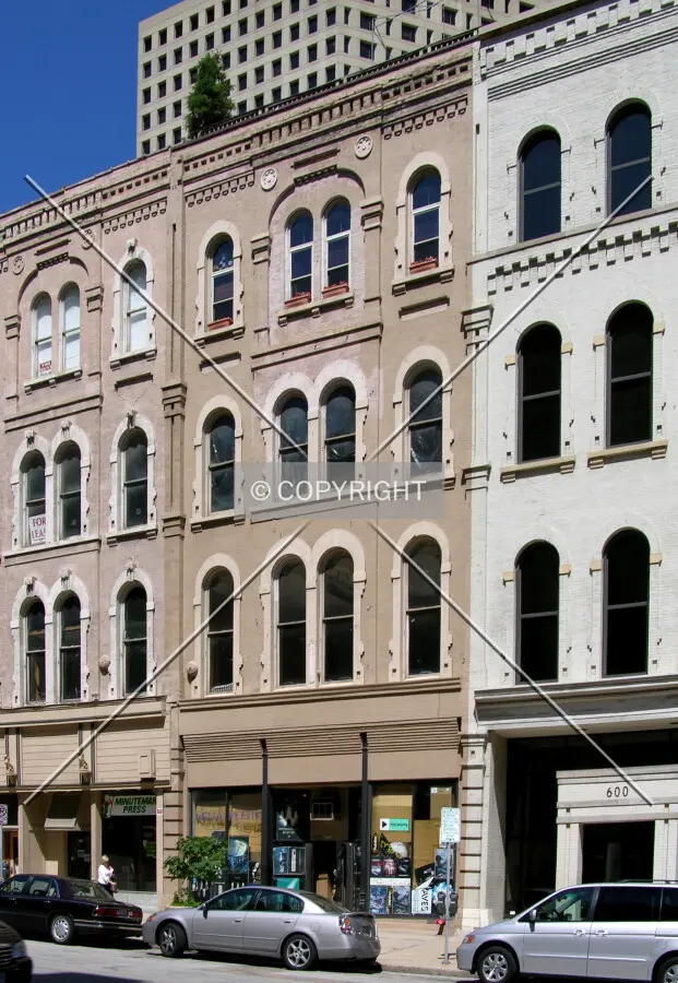 From the southwest across North Broadway