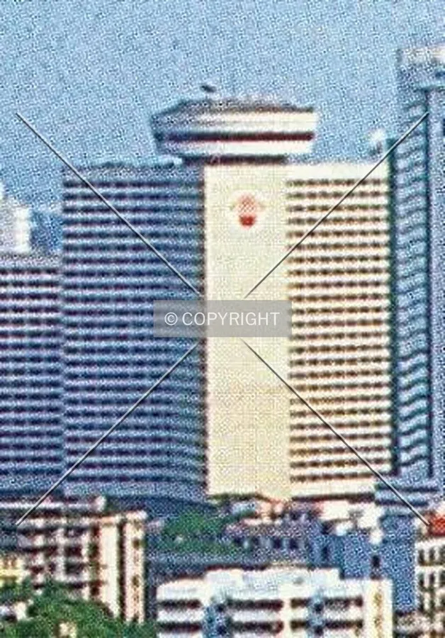 Distant view of the tower