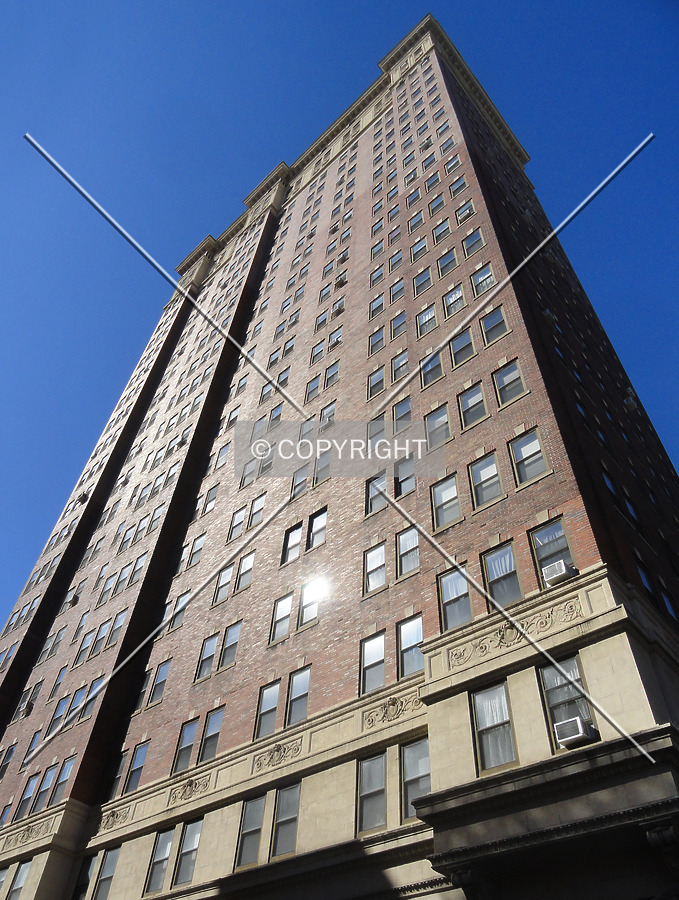 From South 13th Street to the east