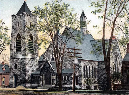 Vintage view from the northwest